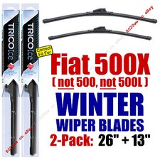 WINTER Wipers 2pk Super-Premium fit 2016+ Fiat 500X - 35260/130