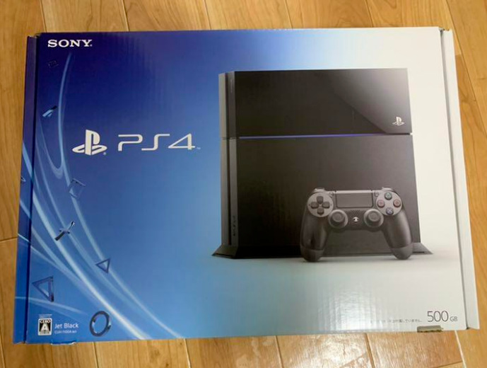 Sony PlayStation 4 PS4 CUH-1100A 500GB Jet Black Game Console Box