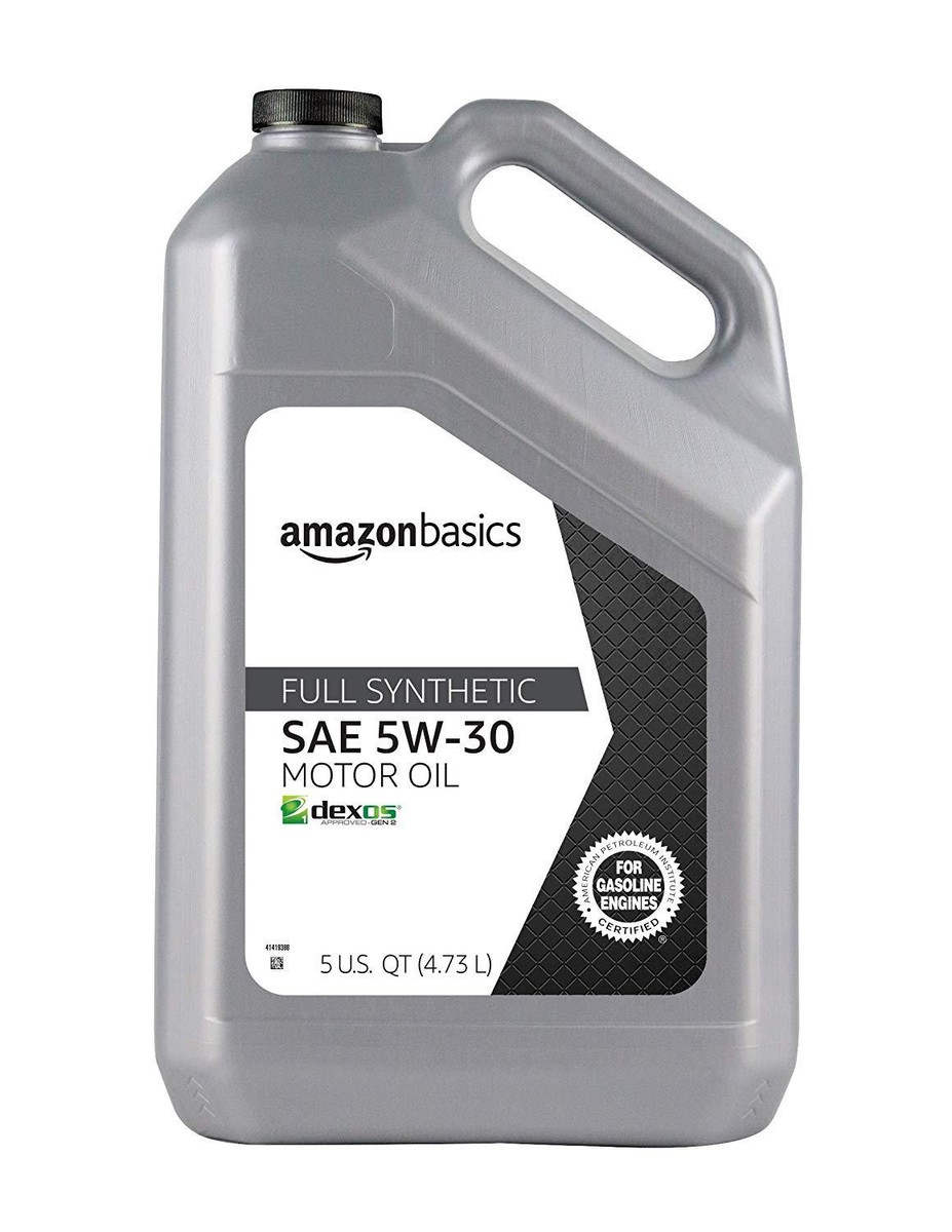 AmazonBasics Full Synthetic Motor Oil (SN Plus, dexos1-Gen2