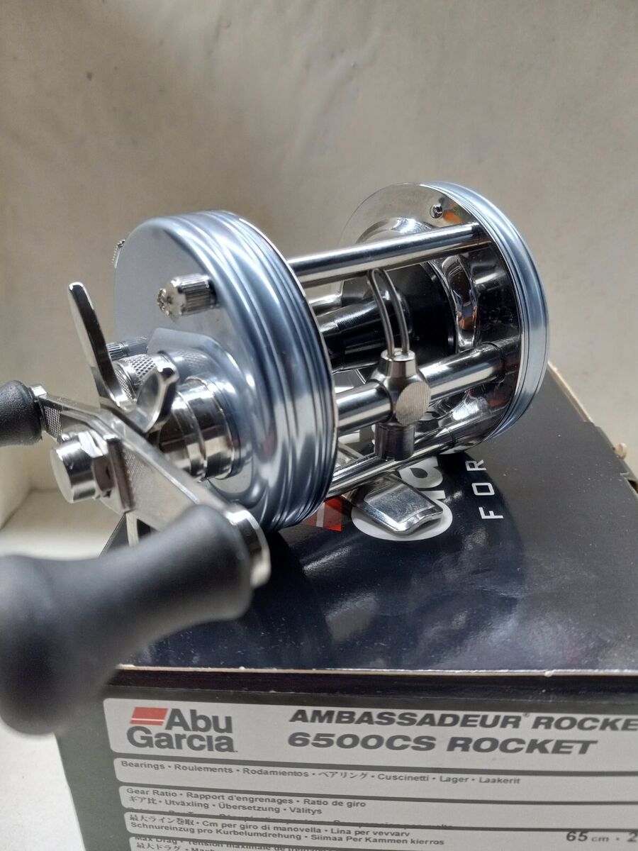 Abu Garcia 6500 CS Rocket 🚀 Casting Reel Baby Blue Rare