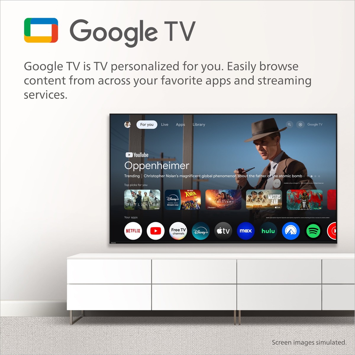 Philips 70 inch 4K Google Smart TV LED HDR 10 Ultra HD [2 Day Ship