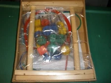 Ikea Mula Beaded Wooden Roller Coaster Toy Developmental Toddler Educational