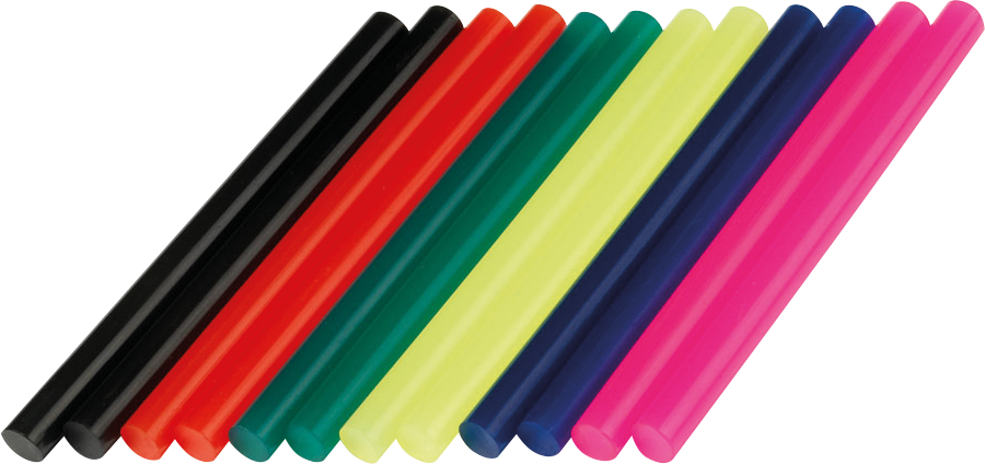 DREMEL Farb-Klebesticks Schmelzkleber 7 x 100 mm bunt 12Stück für Dremel 920 930