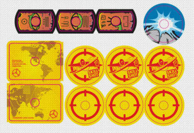 Congo Pinball Target Decal Set