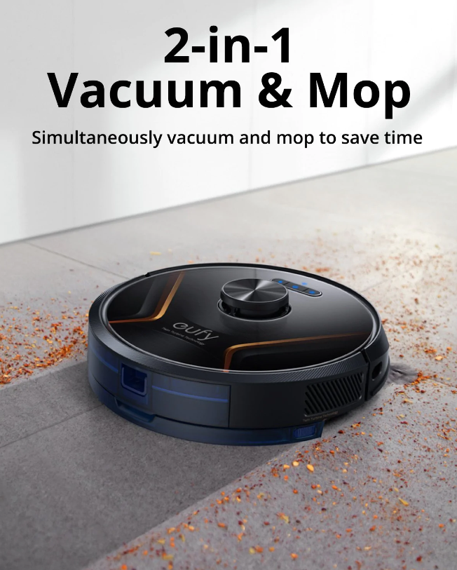 Buy Eufy RoboVac X8 Hybrid Robot Vacuum and Mop Cleaner - Black