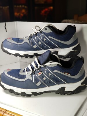 Larnmern Steel Toe Shoes Men 14 Blue Safety Puncture Proof Work