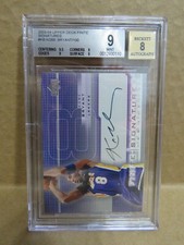 KOBE BRYANT 2003-04 Upper Deck Finite Signatures #KB Auto AU /100 BGS 9 LAKERS