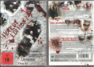 HORROR EDITION 2 --- 3 komplette Serienkiller-Schocker --- FSK 18 --- Neu & OVP 