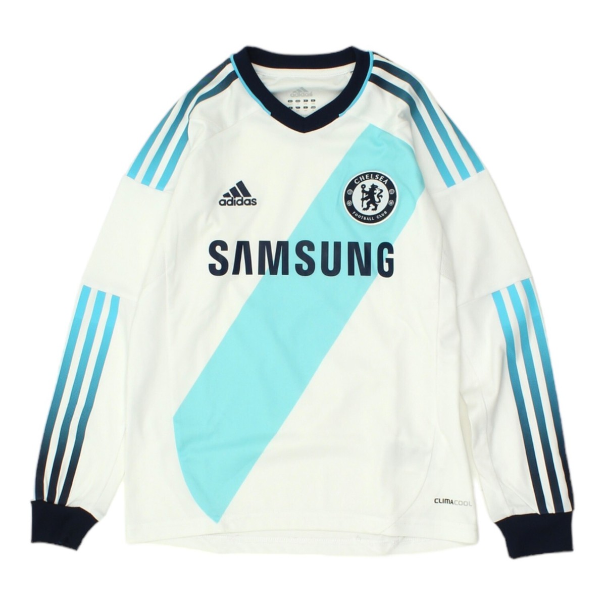 2012-13 adidas Chelsea サッカーシャツ ゲームシャツ Chelsea 2012-13 Adidas Boys Long Sleeve Away Shirt