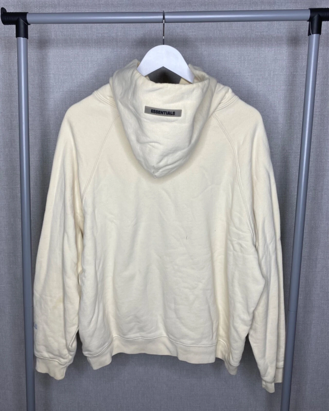 Felpa con cappuccio Essentials Fear Of Gods taglia S beige oversize