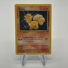 Vulpix 68/102 - Common 1999 English Base Set Pokemon Card - Near Mint (NM) & LP