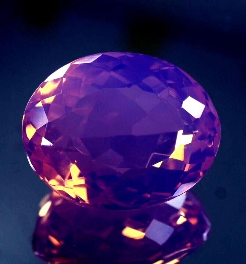 AAA+ 90.15 Ct. Large Purple-Pink Opal Oval Australian Loose Gemstone @Women Gift - Image 2 of 4