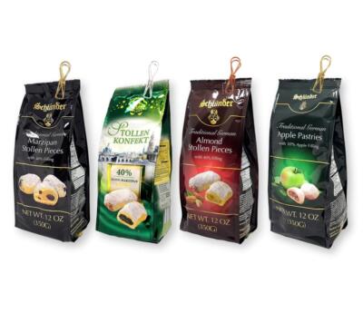 Schlunder Stollen Bites 12 Oz.4 Flavors Choices w Vintage Style Clip (1 / order)