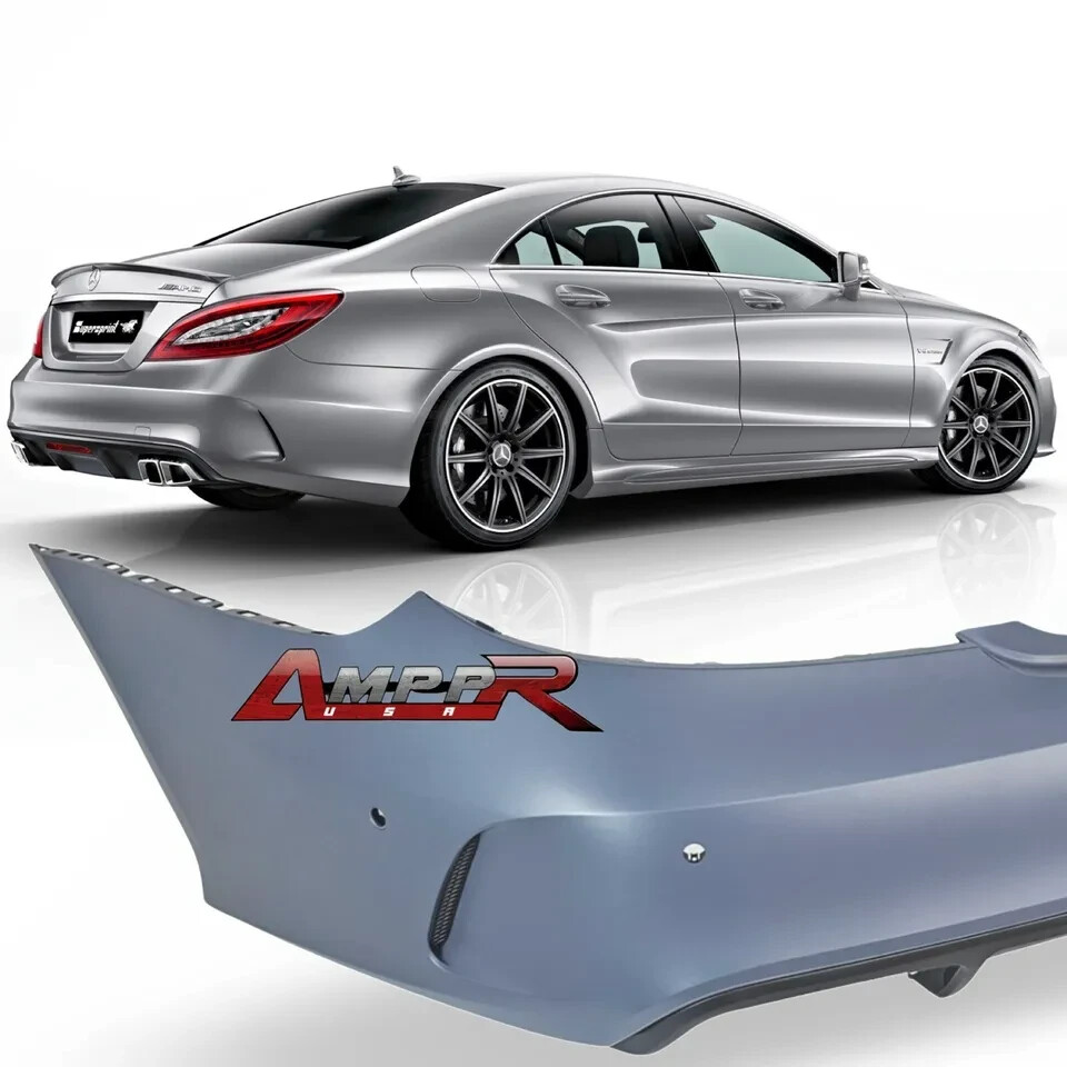 Fits MBZ W218 CLS550 Rear Bumper Cover Diffuser Tips CLS63 Look