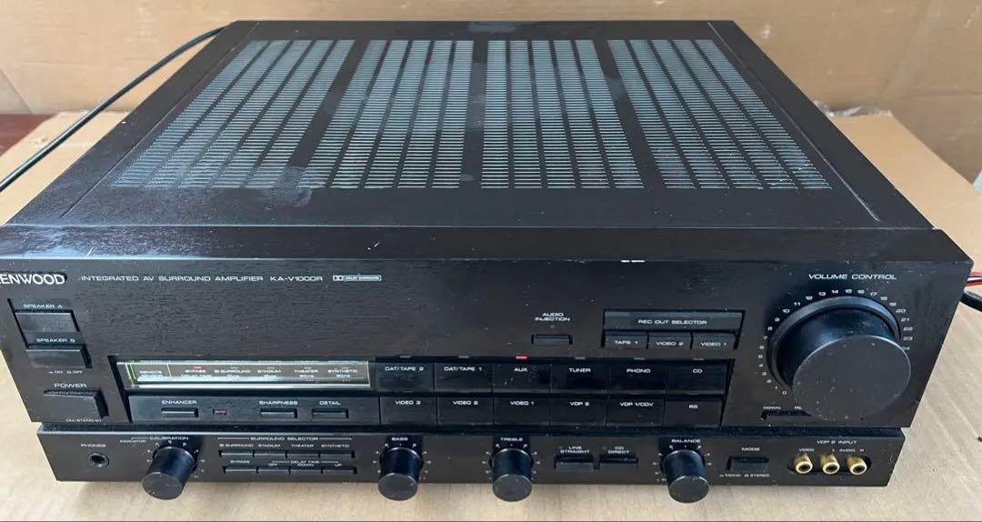 KENWOOD KA-V1000R Integrated AV Surround Amplifier 1988 for Parts