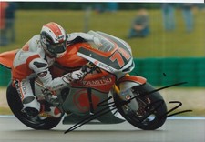 Yuki Takahashi Hand Signed 7x5 Photo Idemitsu Honda Moto2 MotoGP.