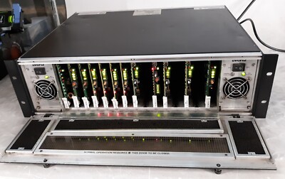 Evertz 7800FR MultiFrame w/ 7700FC+ 7x 7720ADC-A4+ 3x 7707AT13-8U+7721AE8-HD