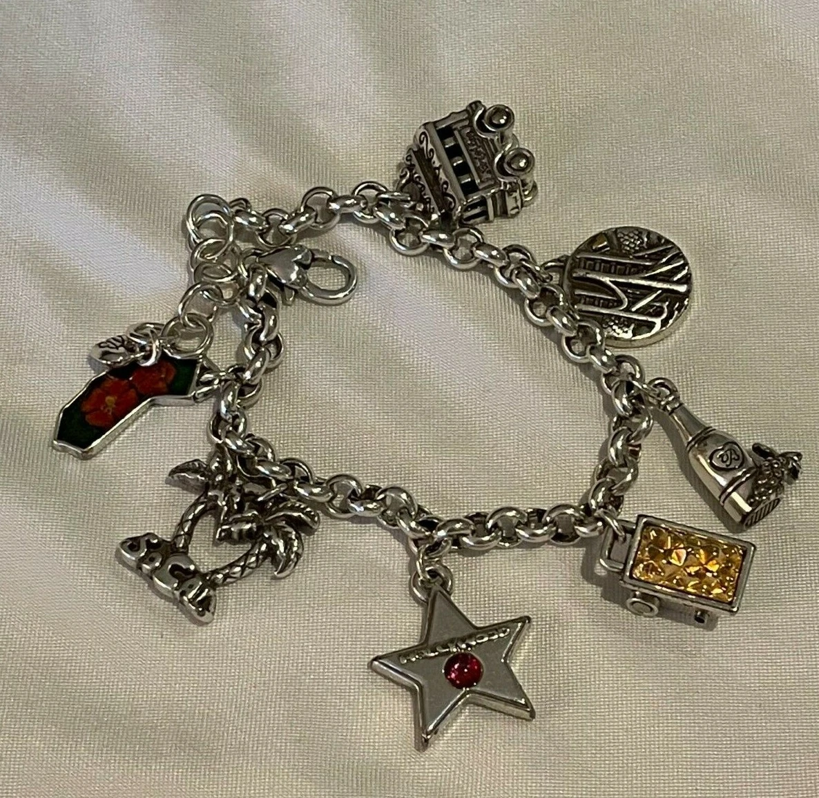 Brighton California state charm bracelet NWOT eBay