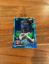 Taj Bradley 2023 Topps Chrome Blue Aqua Lava Refractor /175 Rookie NRMT+ Tampa!!