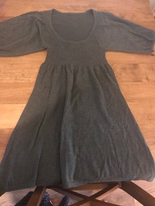 olive jumper dress