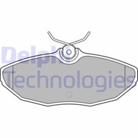 Delphi LP1505 Bremsbelagsatz, Scheibenbremse FüR Jaguar