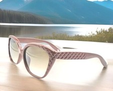 Bottega Veneta B.V.255/F/S/ DETCC Brick with Braid Detail/Brown Lens Sunglasses