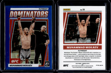 2023 Panini Donruss Optic UFC Flyweight Dominators Blue #13 Muhammad Mokaev /49