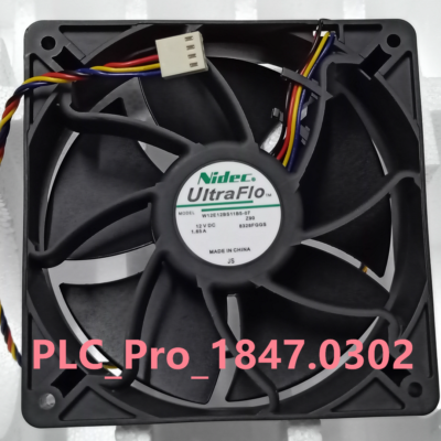 Nidec Ultraflo 120mm 冷却 ファン CPU強力ファン 5個 1PCS NEW Nidec Ultraflo W12E12BS11B5-07 120 × 120 × 38 mm Antminer