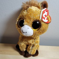 TY Beanie Boos - HARRIET the Horse (Glitter Eyes) (6 inch) - MWMTs Boo Toy