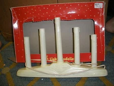 VINTAGE 5 LIGHT CANDOLIER BY UL WORKS NO BULBS