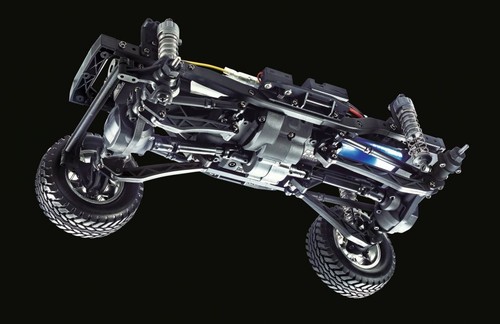 Tamiya 1:10 RC MB Jeep Mercedes Benz G-Klasse G500 CC-02 Chassis 58675 - Bild 6 von 6