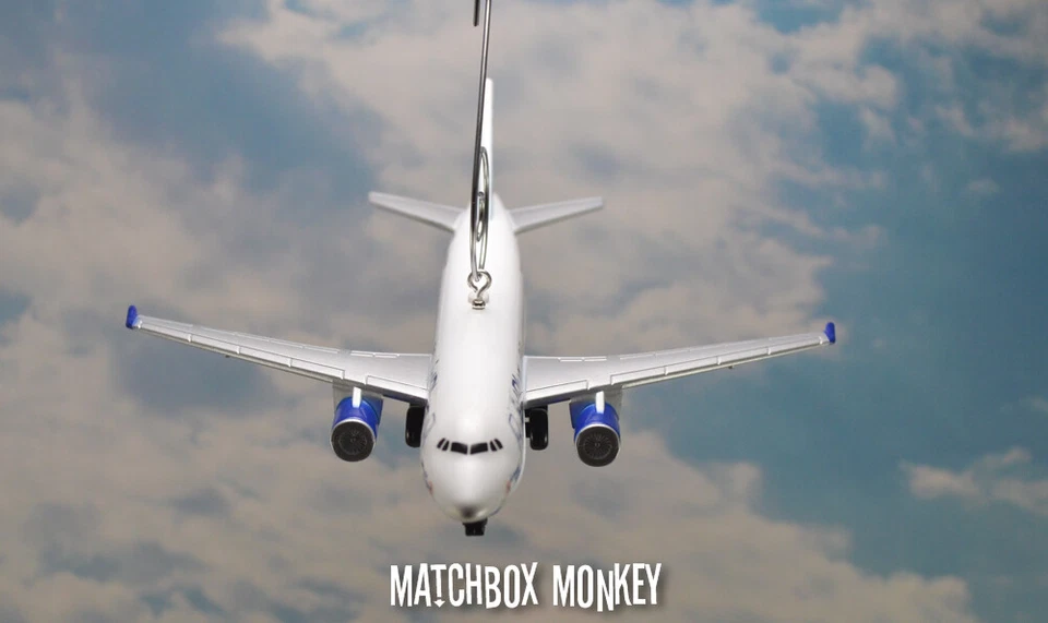 Jet Blue Airlines Airbus A320 Avión Jet Personalizado Adorno de Navidad Arándanos Foto 4 de 4