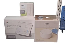 Google Bundle Home Hub Smart Display + Nest Secure H1500ES + Nest Detect H1100WE