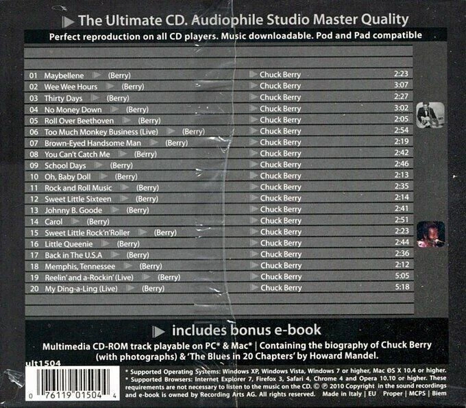 20 Klassische Hits # Berry, Chuck - The Ultimate (CD) 2010, Rock & Roll, Foliert - Bild 4 von 4