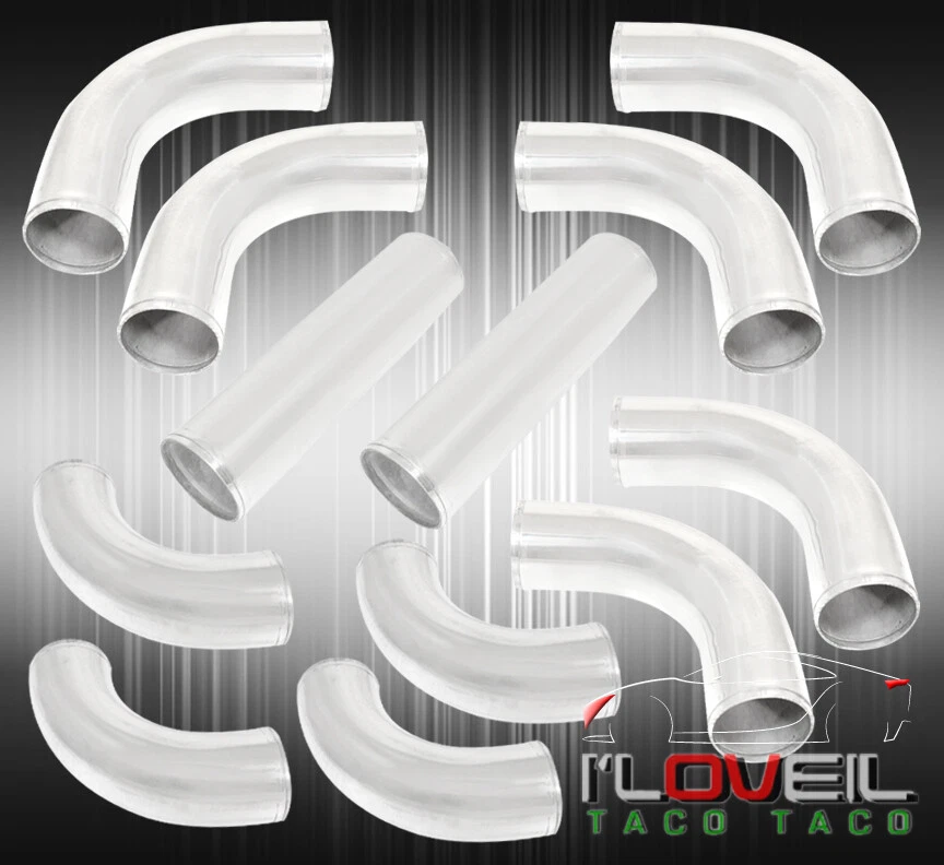 31" X 11.5" X 3"Aluminum Intercooler+3.0" Diy Piping Kit+3Ply Couplers Set - Image 2 of 3