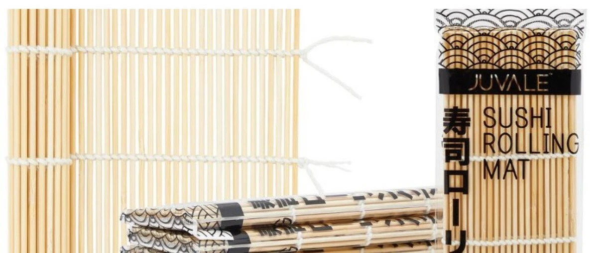 Set of 12 - Juvale Japanese 9.5" Square Natural Bamboo Sushi Rolling Mat NEW
Opens in a new window o