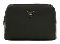 Guess Large Top Zip Cosmetic Bag Kulturbeutel Black Schwarz Neu
