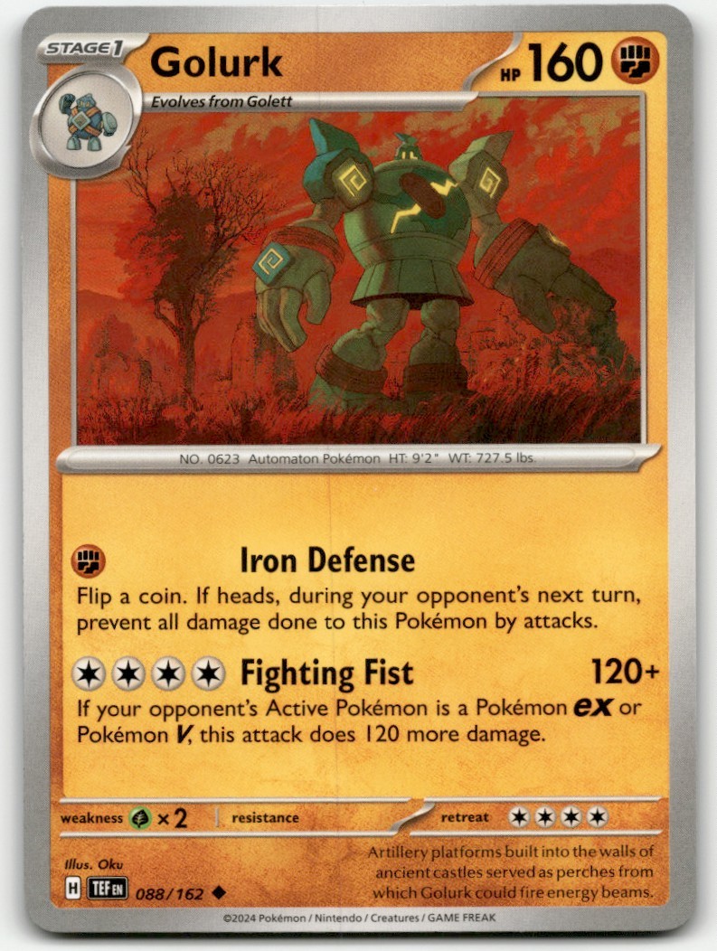 Pokemon TCG Card Scarlet & Violet Golurk #88