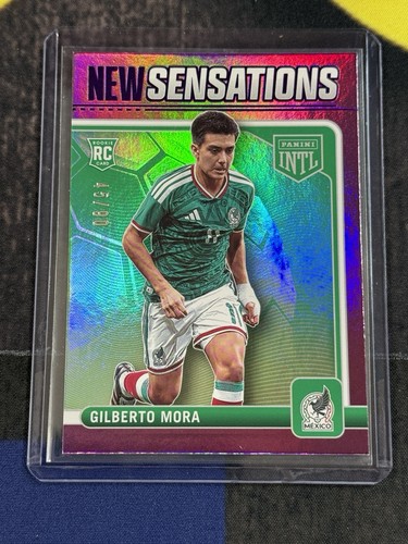 2026 Panini Intl Mexico GILBERTO MORA RC New Sensations #2 Rookie #’d /90 🔥🔥🔥