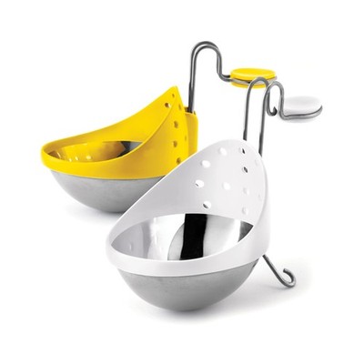 Cuisipro Stainless Steel Egg Poacher, Set of 2