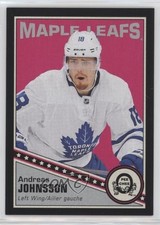 2019-20 O-Pee-Chee Retro Black 44/100 Andreas Johnsson #493 0c3
