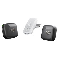 DJI Mic Mini 2 TX 1 Mobile RX , Wireless Lavalier Microphone for Black