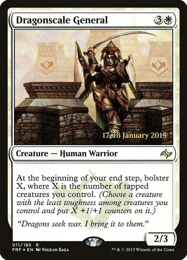 Foil - Dragonscale General - 11 - Prerelease Cards - LP