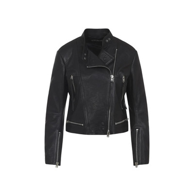 TOM FORD Black Women's Leather Biker Jacket New & Authentic