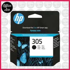 305 Original Black Ink Cartridge - For HP Deskjet Plus - 4110 - 4130