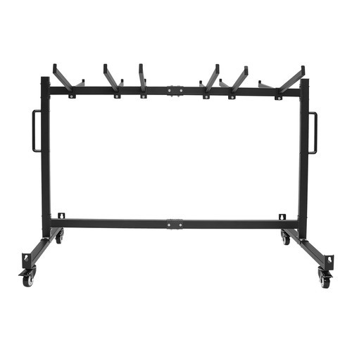 Folding Chair Rack Dolly Cart W/lock Caster Max 42 Foldingtables 12 Hanging Rods