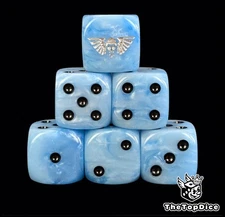Blue siege corps for grimdark sci fi tabletop wargames D6 trench warfare dice