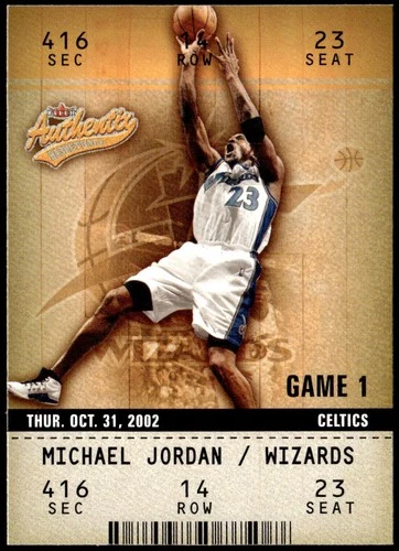 2002-03 Fleer Authentix #72 Michael Jordan E1