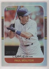 2021 Donruss Retro 1987 Variation Career Stat Line 190/234 Paul Molitor HOF 0it8
