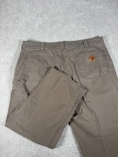 Carhartt B151 LBR Loose Fit brown Cotton Pants Men  s Size 40x30 Carpenter